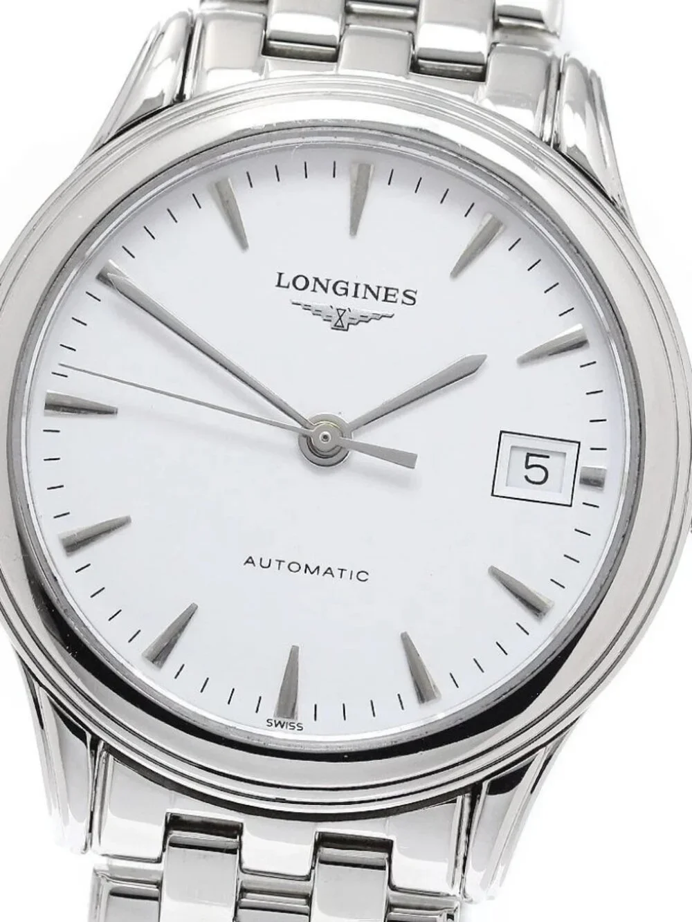 LONGINES Flagship L4.774.4 Date white Dial Automatic Men's Watch_963274